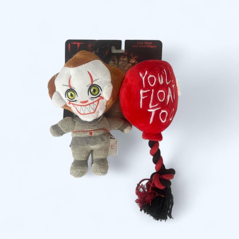 IT PENNYWISE PLUSH DOG TOYS NEW!!